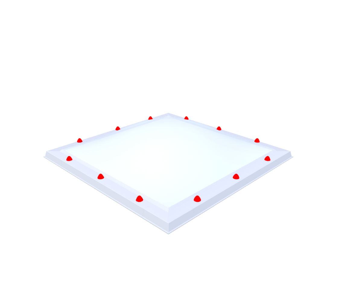 Skylux Lichtkuppel 100x100 cm – Ansicht 8