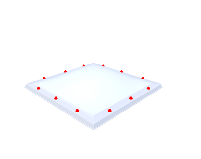 Skylux Lichtkuppel 100x100 cm – Ansicht 8