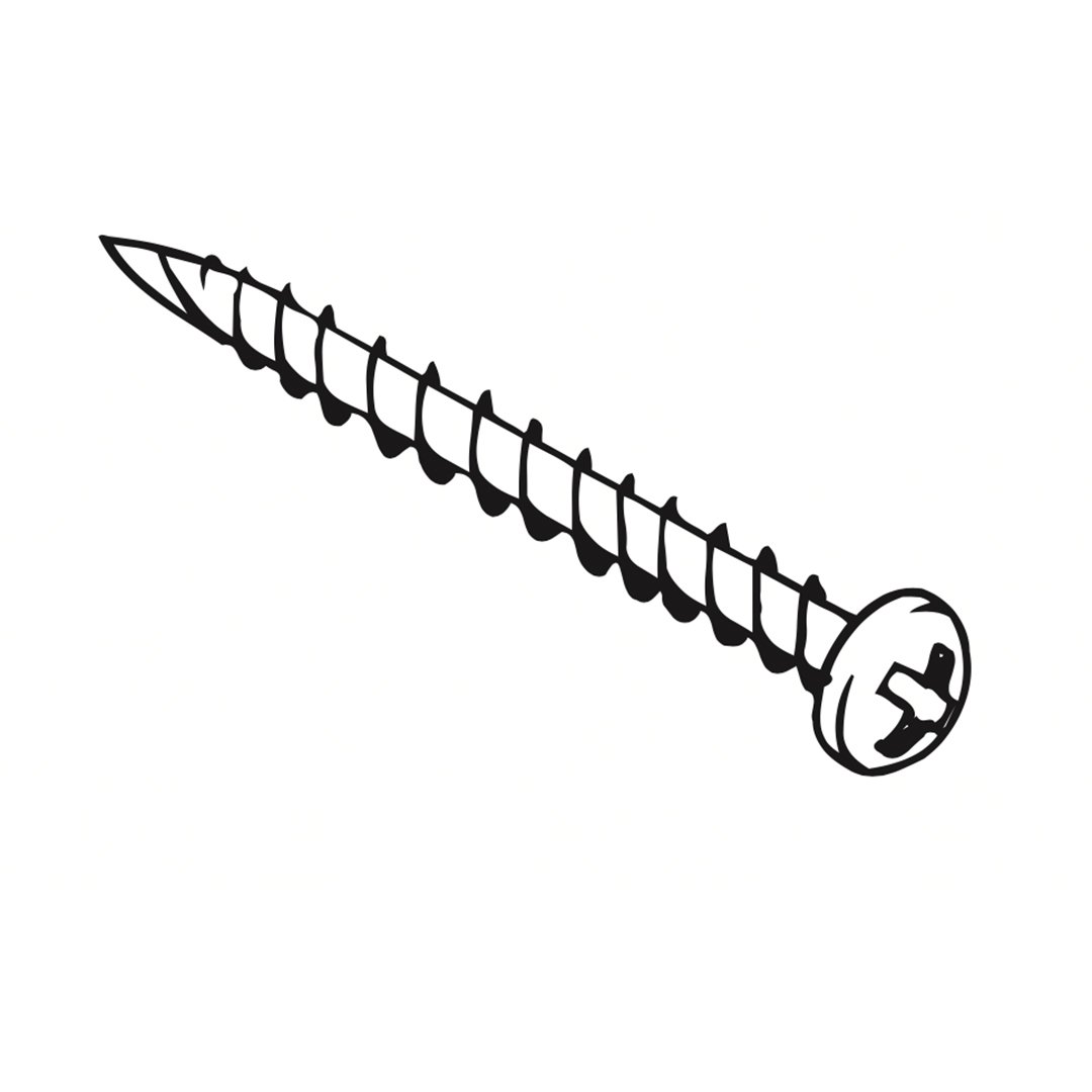 HILO PVC-Schraube 40 mm (für Schnellmontage)