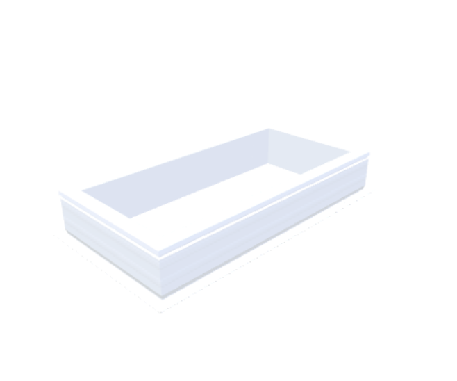 PVC-Aufsatzkranz 50x110 cm - Skylux