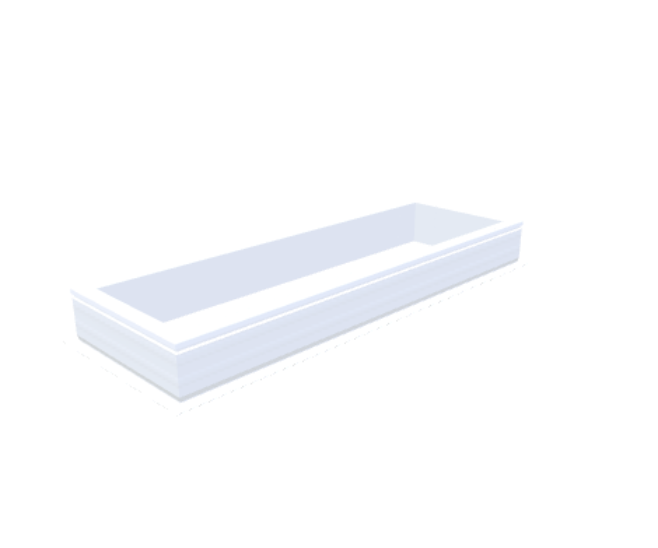 PVC-Aufsatzkranz 50x170 cm - Skylux