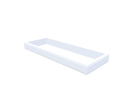 PVC-Aufsatzkranz 70x200 cm - Skylux