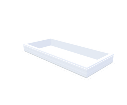 PVC-Aufsatzkranz 75x175 cm - Skylux