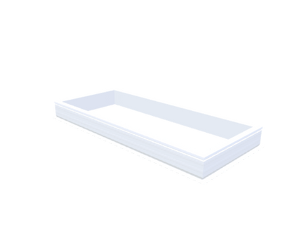 PVC-Aufsatzkranz 80x200 cm - Skylux