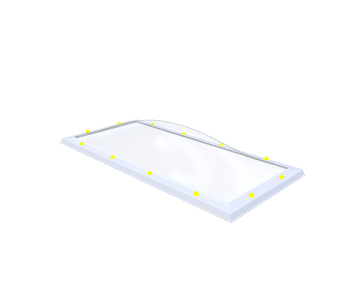 Skylux Lichtkuppel 75x175 cm