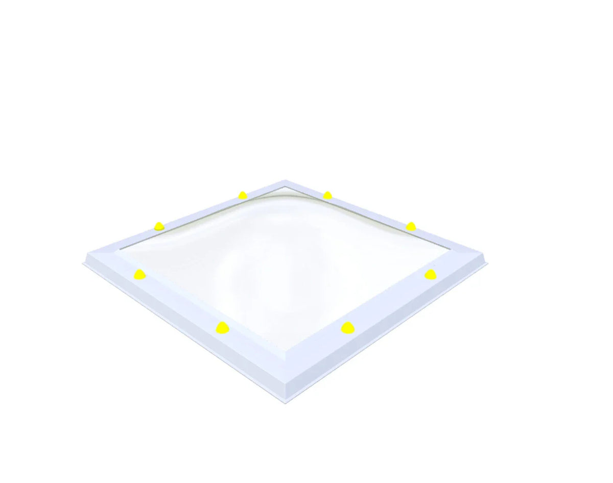 Skylux Lichtkuppel 80x80 cm