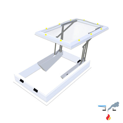 Skymax CE mit PVC-Aufsatzkranz 20/00 EP 0800 x 1300 mm
