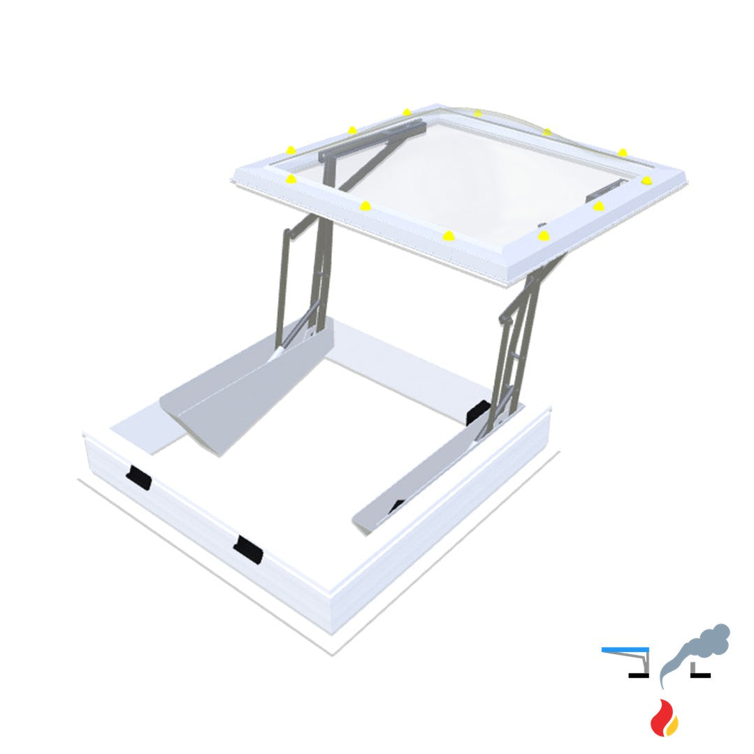Skymax CE mit PVC-Aufsatzkranz 20/00 EP 1200 x 1200 mm