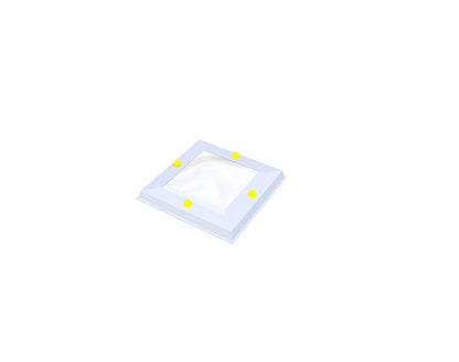 Skylux Lichtkuppel 30x30 cm – Ansicht 14