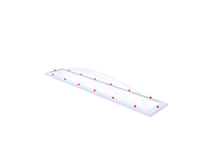 Skylux Lichtkuppel 40x280 cm – Ansicht 7