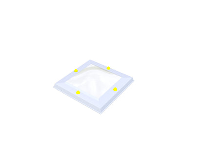 Skylux Lichtkuppel 40x40 cm – Ansicht 10