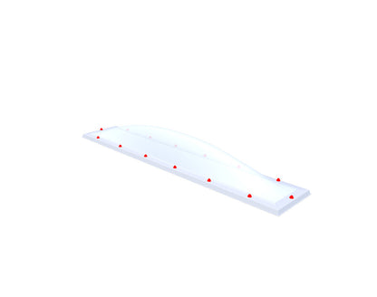 Skylux Lichtkuppel 40x280 cm – Ansicht 8