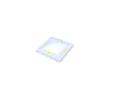 Skylux Lichtkuppel 30x30 cm – Ansicht 15