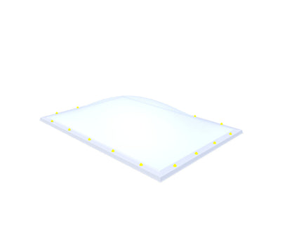 Skylux Lichtkuppel 160x230 cm – Ansicht 6